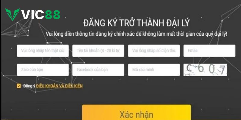 Hướng dẫn các bước đăng ký làm đại lý nhà cái 