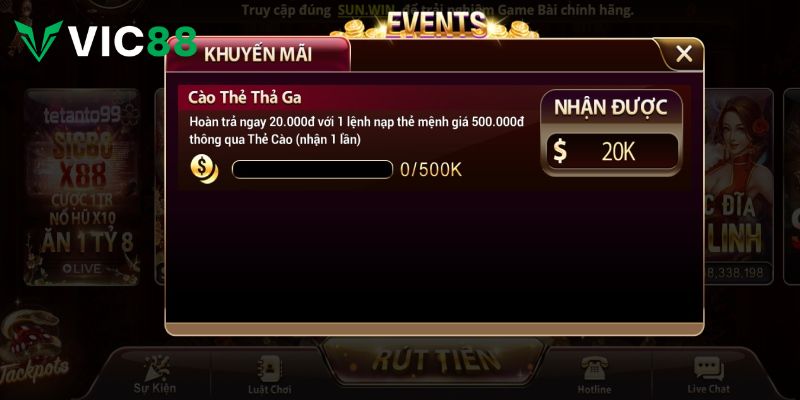 Nạp tiền bằng Giftcode và thẻ cào đơn giản